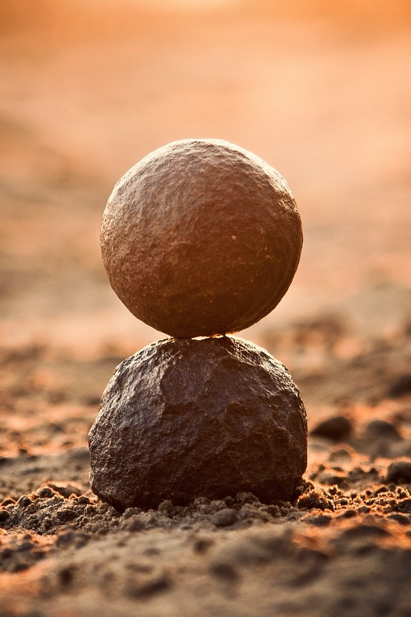 A Balanced Life Health Care stacked, balanced rocks